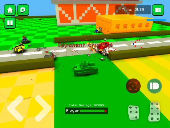 Blocky Demolition Derby iPad screenshot