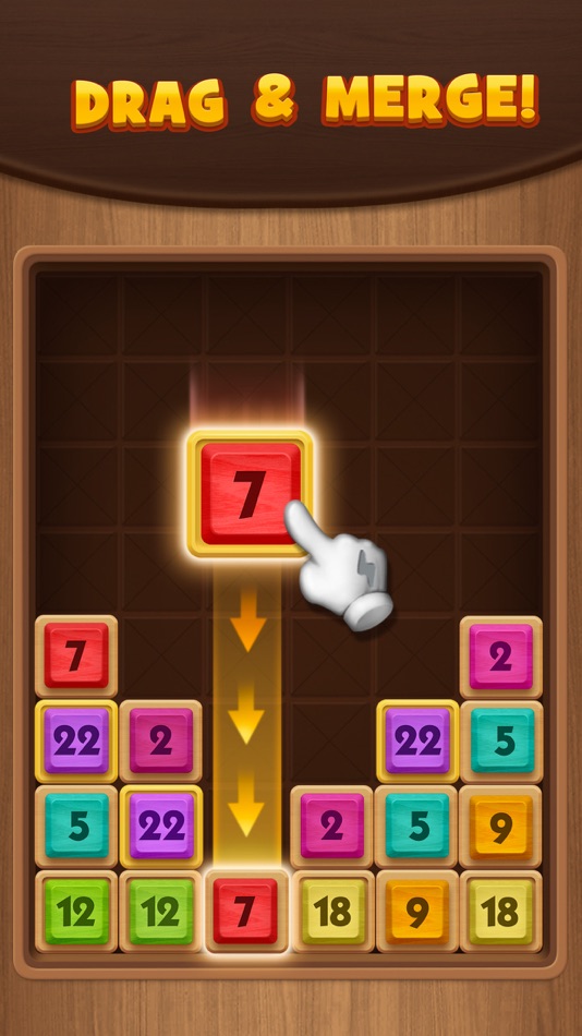 #3. Drag It Merge: Number Block 3D (iOS) 由: 永兴 杨