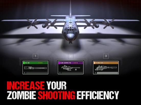 Zombie Gunship Survival iPad app afbeelding 1