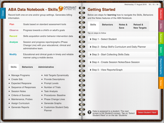 Screenshot #4 pour ABA Data Notebook