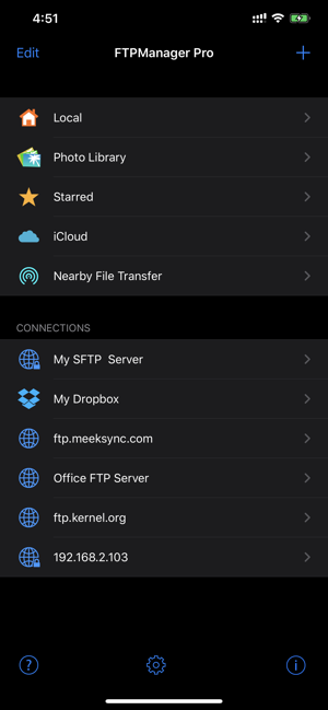 ‎FTPManager - FTP, SFTP client Screenshot