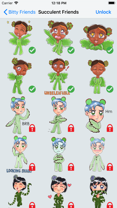 How to cancel & delete Bitty Friends Stickers from iphone & ipad 3