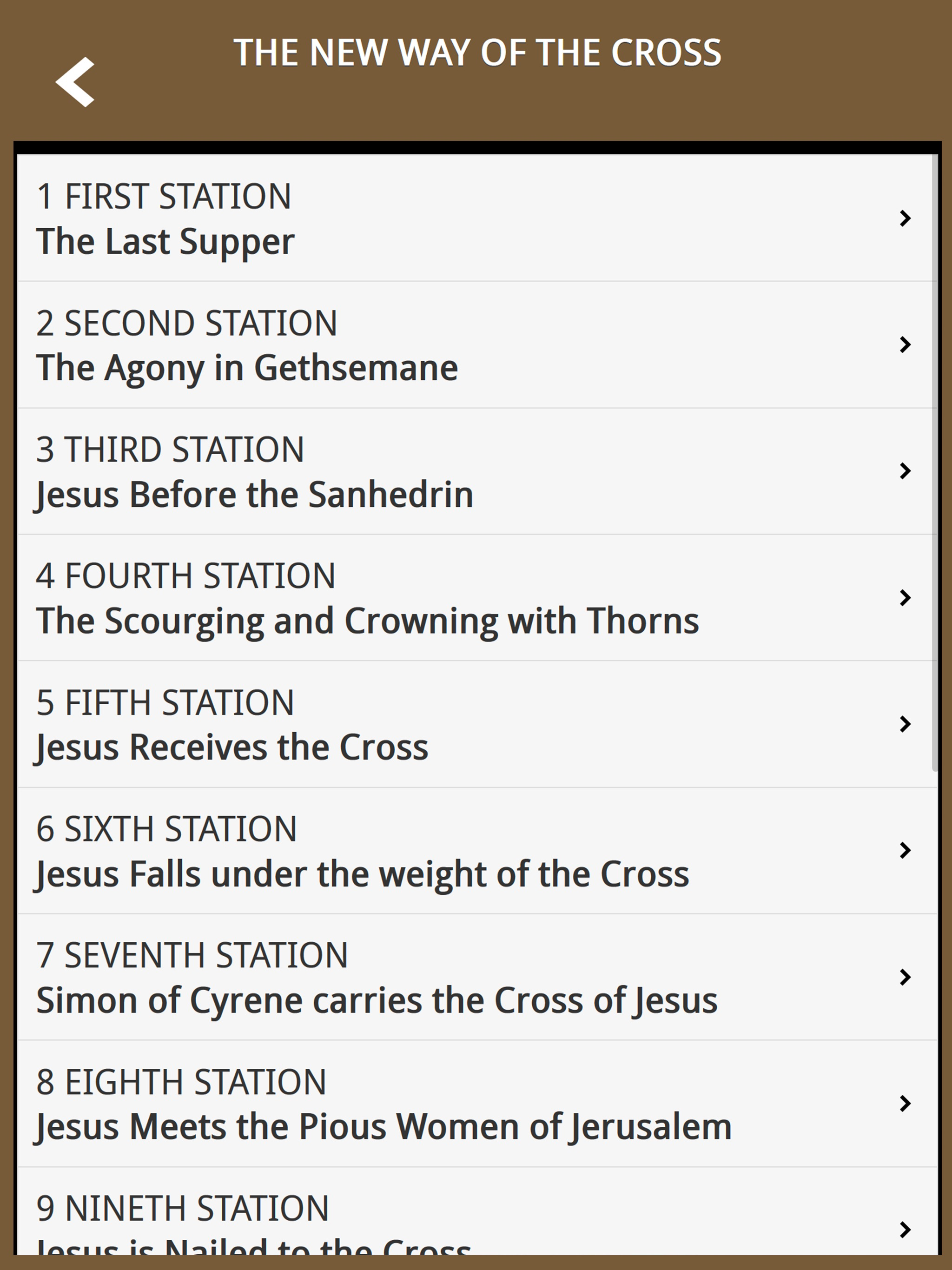 Stations and Way of the Cross