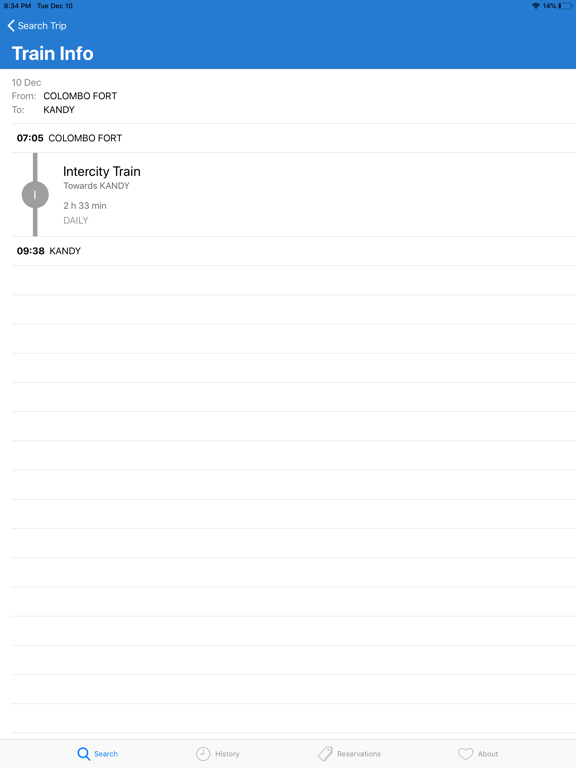 Screenshot #5 pour Sri Lanka Trains