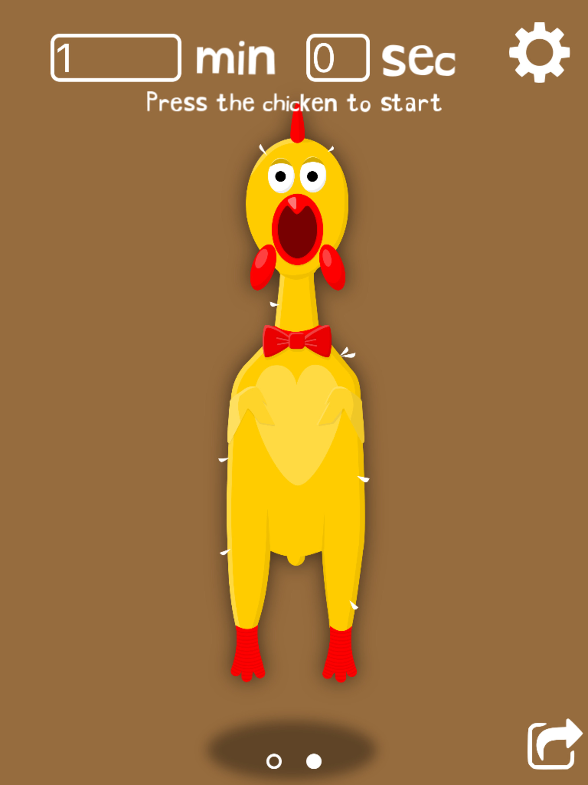 Screaming chicken weird sound