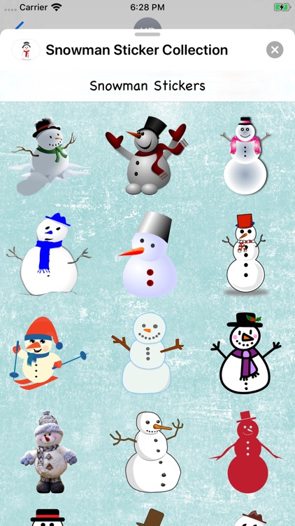 Snowman Sticker Collection