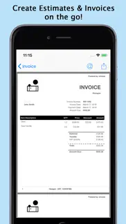 easy invoice pro - pdf export iphone screenshot 1