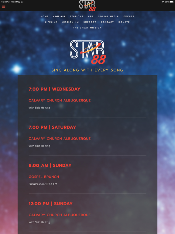 Star 88 iPad screenshot 4 - Music app