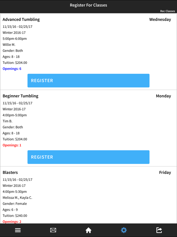 All-Around Gymnastics Academy iPad screenshot 4 - Sports app