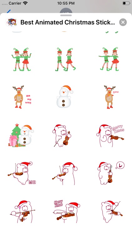 Animated Christmas Stickers 20