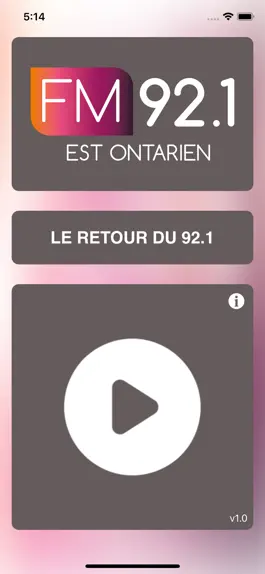 Game screenshot FM 92.1 Est-Ontarien mod apk