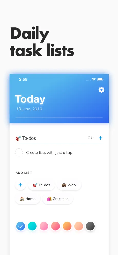 Daylist: Tasks & Reminders