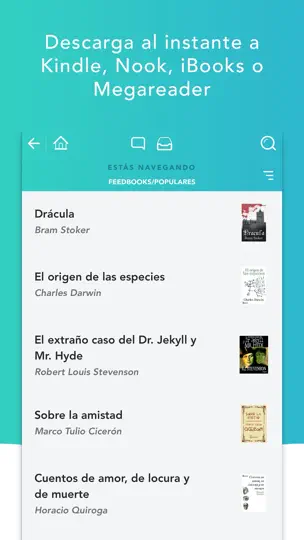 Captura de pantalla de EBook Search Pro en iPhone 3