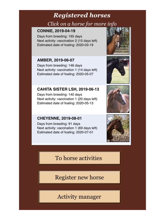 Screenshot #5 pour My Mare App