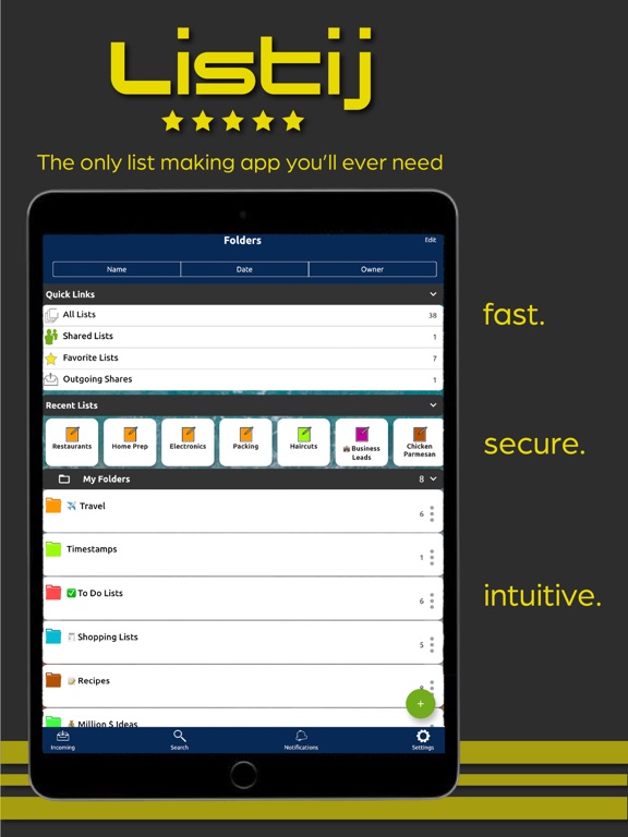 Screenshot #4 pour Listij: share lists & to-do