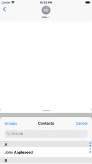 ez contact share iphone screenshot 1