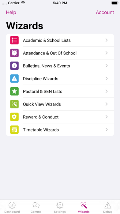 iTeacher App Screenshot