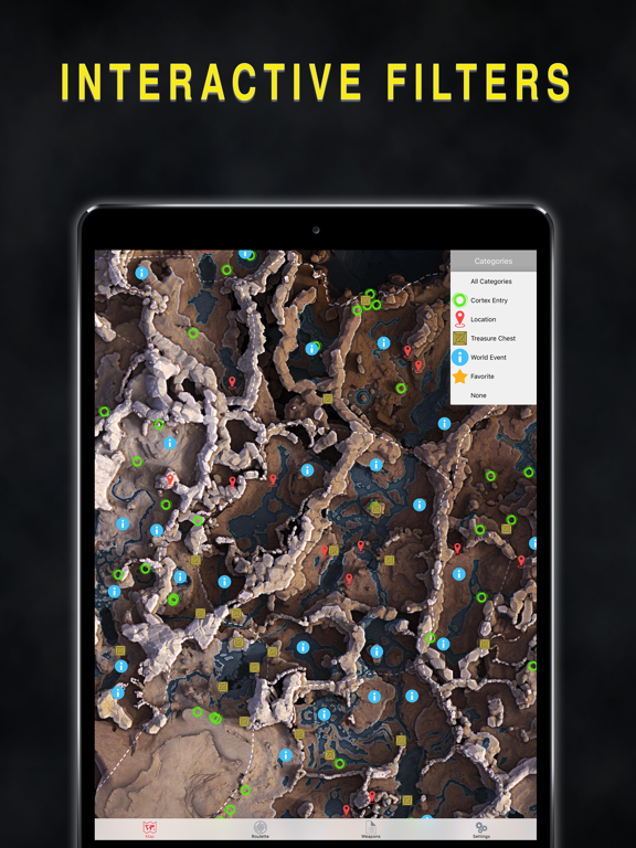 Map Guide for Anthem Game iPad screenshot 4 - Entertainment app