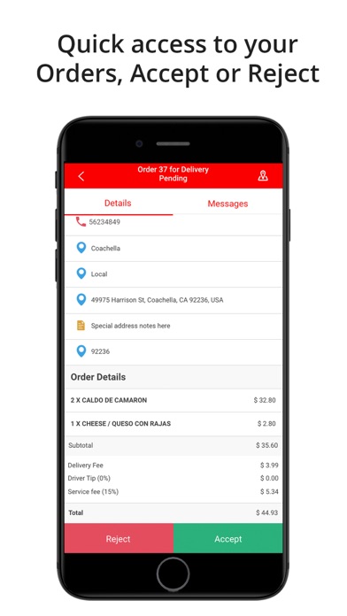 Screenshot #2 pour Bite2U Business App