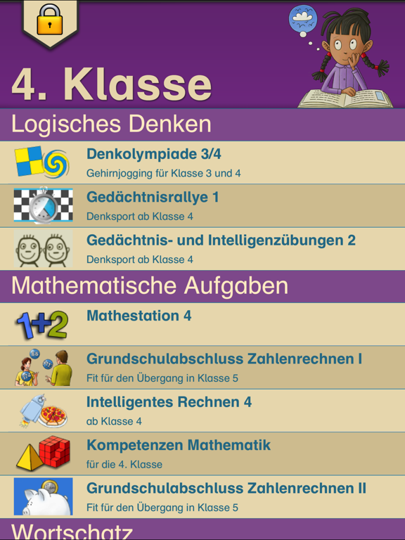 Screenshot #4 pour LÜK Schul-App 4. Klasse
