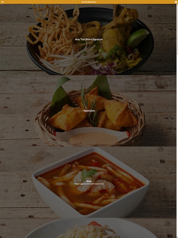 Screenshot #5 pour Amy Thai Bistro