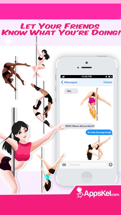 Pole Dancing Stickers Emoji screenshot 4