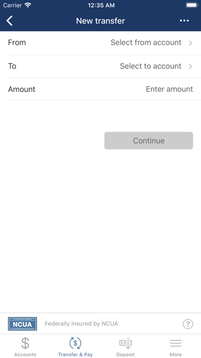 Temple Santa Fe Credit Union Screenshot