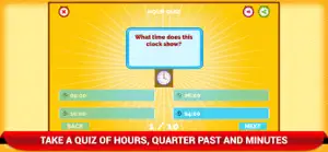 Math Telling Time Clock Game screenshot #4 for iPhone