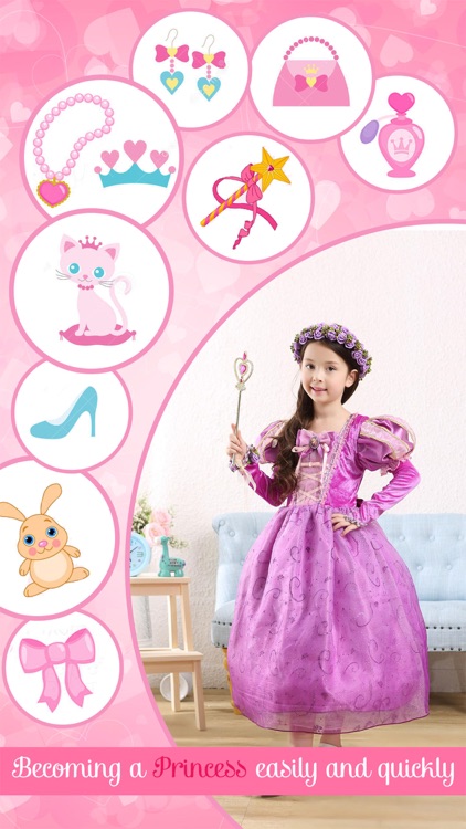 Princess make up and dress up