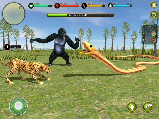 Anaconda Snake – Hunt & Attack iPad screenshot 2 - Games app
