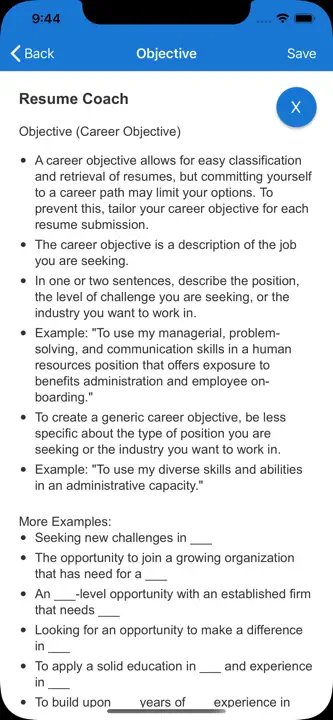 Got Resume Builder: Screenshot 6 von 10