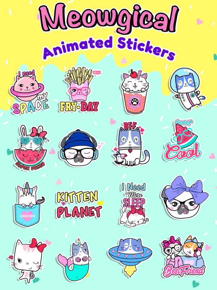 Meowgical Animated Stickers