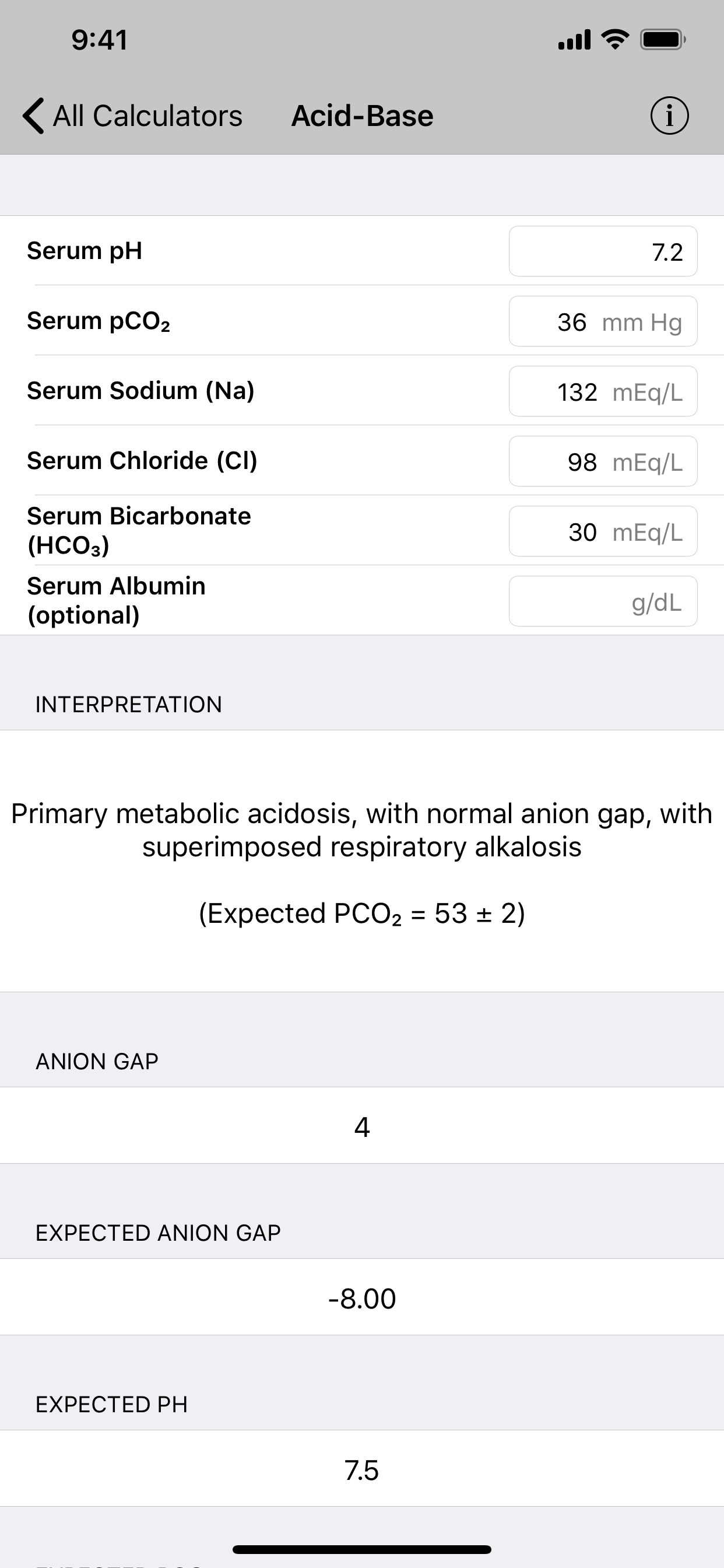 MediMath Medical Calculator screenshot 4