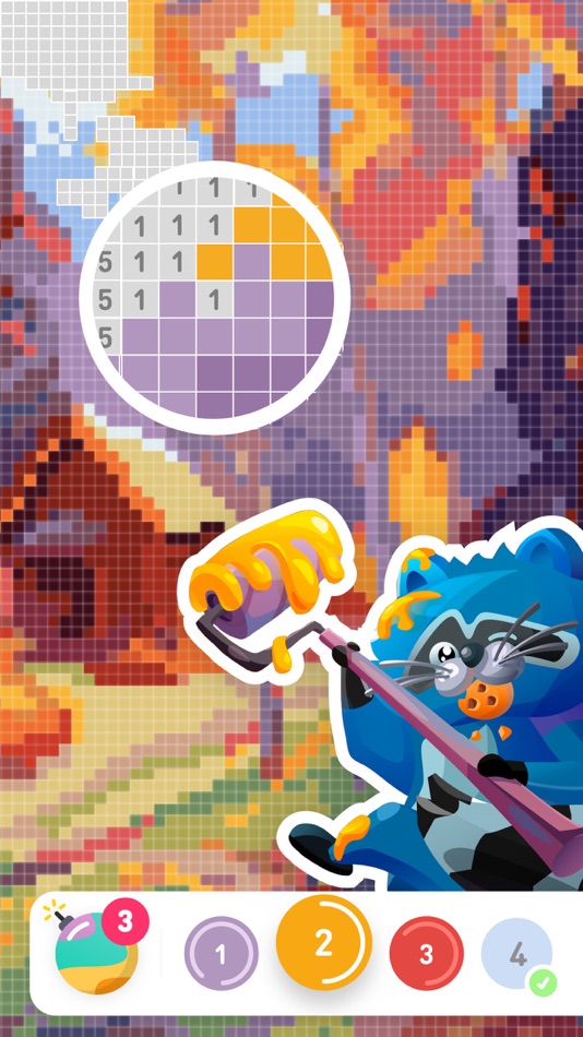 #6. Paint the world - color by num (iOS) 由: CHERNYE MEDVEDI, OOO