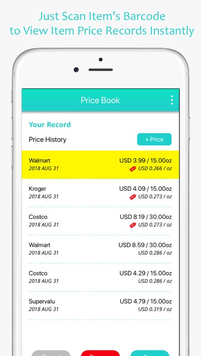 How to cancel & delete Price Book-Track Grocery Price from iphone & ipad 2