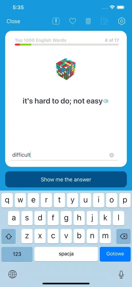 Learn English - Voc App