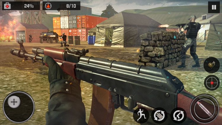 Frontline Army Strike Shooting screenshot-3