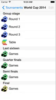 tournament soccer pro iphone screenshot 2