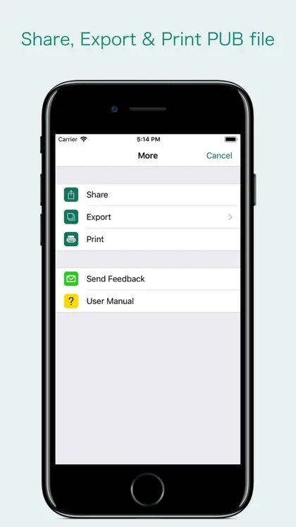 Screenshot 4 von 5 zu PUB Reader - for MS Publisher