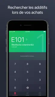 additifs alimentaires iPhone Captures Décran 1