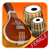 Female Tanpura Tabla and Sitar