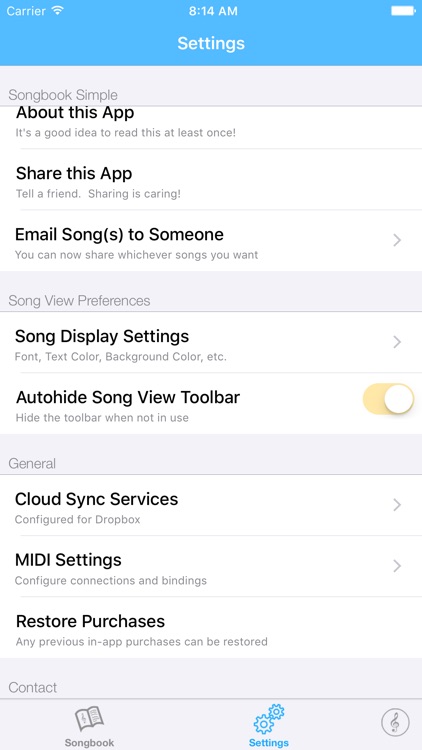 Songbook Simple screenshot-4