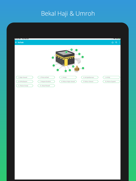 Bekal Haji & Umroh iPad screenshot 4 - Education app