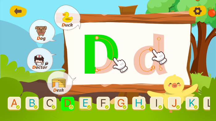 Baby ABC - 26 letters games