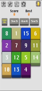 Number Slide-15 Fifteen puzzle screenshot #2 for iPhone