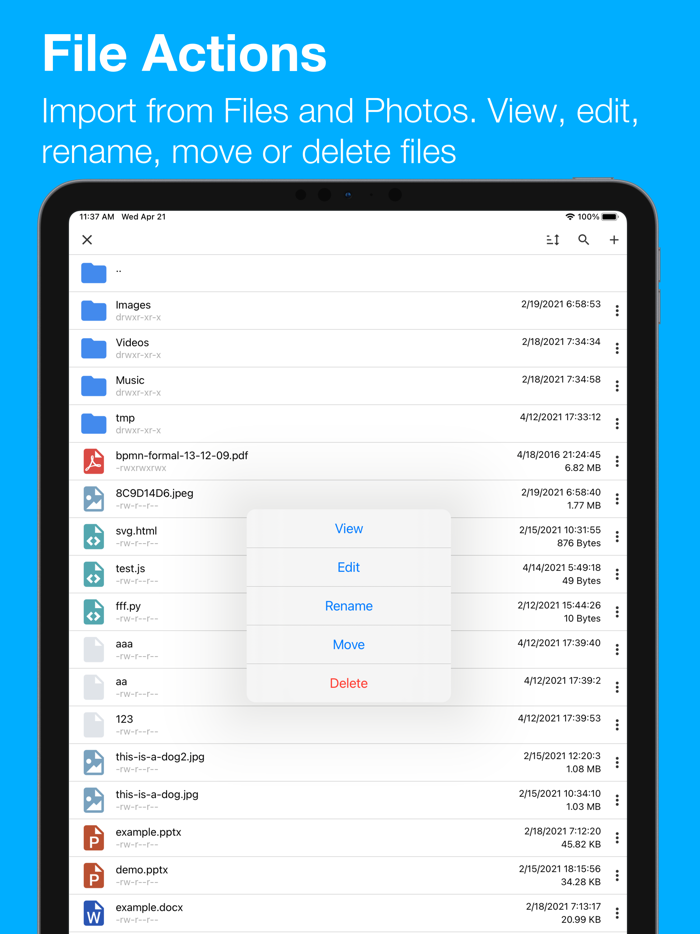 TermuXL Pro SSH SFTP Shell