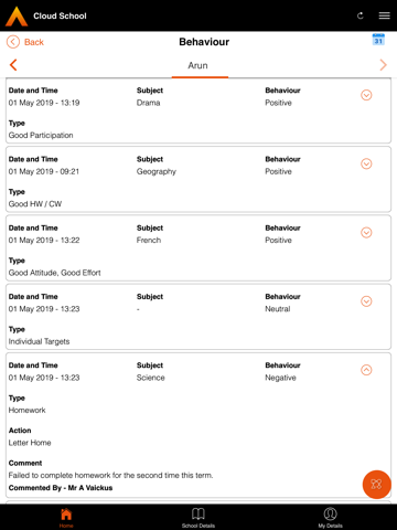Cloud School Parent - náhled