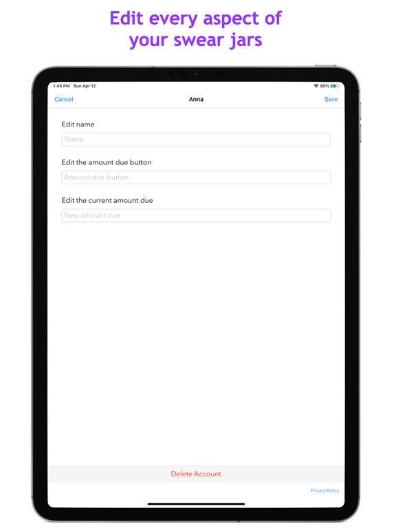Screenshot #5 pour Swear Jar Pro - Track everyone