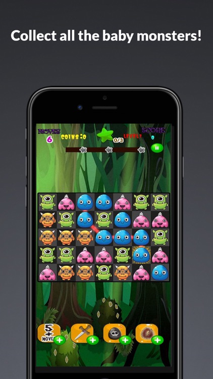 Monster Frenzy Match 3 game screenshot-0