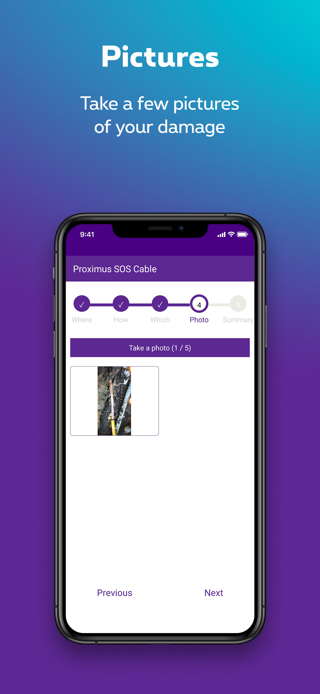 Proximus SOS Cable
